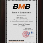 Certificate BMB Miền Trung 2014